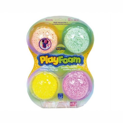 PlayFoam Modelína plastelína kuličková 4 barvy 