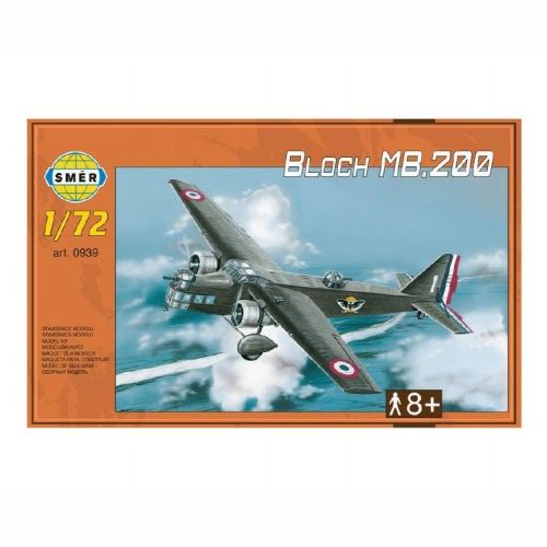 Model Bloch MB.200 31,2x22,3cm v krabici 35x22x5cm 