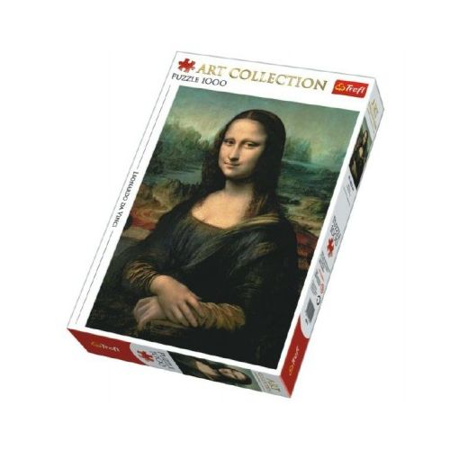 Puzzle Mona Lisa 1000 dílků 48x68cm v krabici 40x27x6cm 