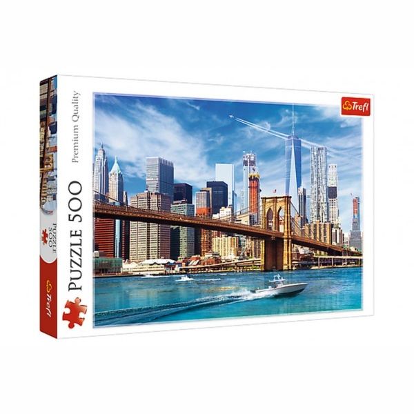 Puzzle Výhled na New York 500 dílků 48x34cm 