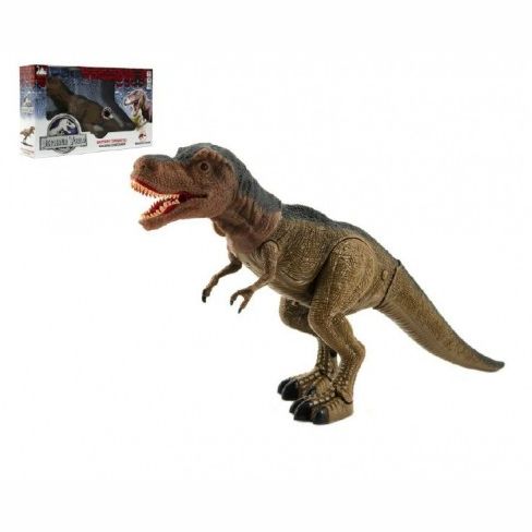 Dinosaurus tyranosaurus chodící plast 40cm na baterie 