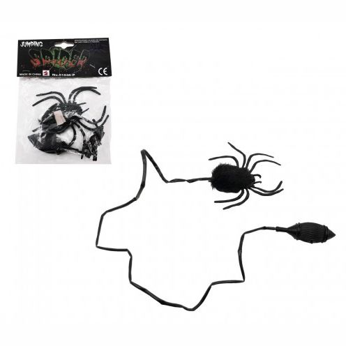 Pavouk skákající plyš/plast 7cm v sáčku 14x19x3cm 