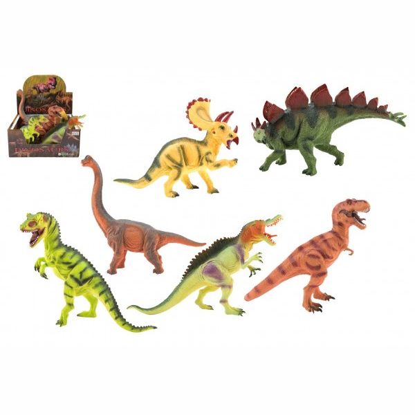 Dinosaurus 25 až 32 cm plast 6 druhů 