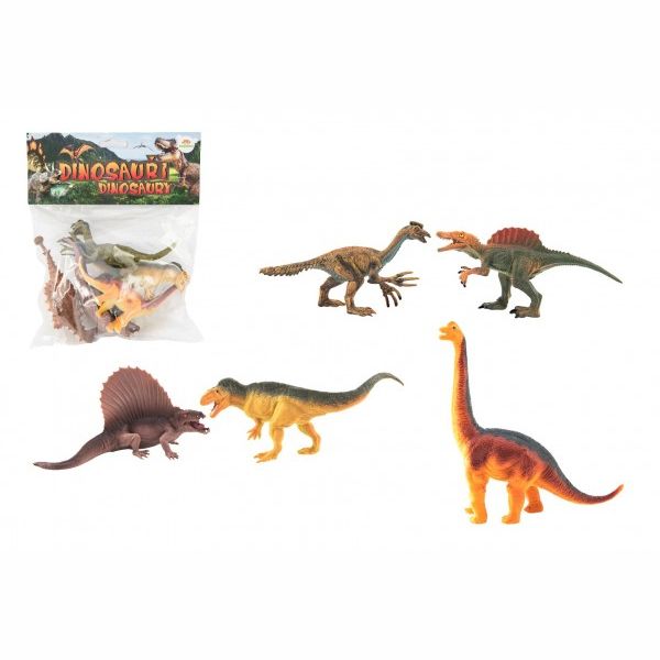 Dinosaurus plast 16-18cm 5ks v sáčku 