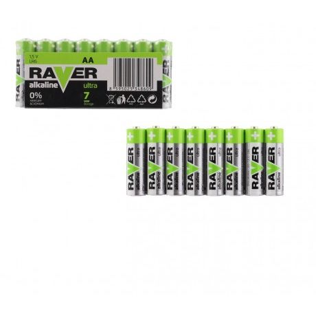 Baterie RAVER LR6/AA 1,5 V alkaline ultra 8ks ve fólii 