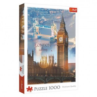 Puzzle Londýn o soumraku 1000 dílků 48x68,3cm v krabici 27x40x6cm 