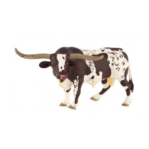 Býk dlouhorohý texaský skot zooted plast 15cm 