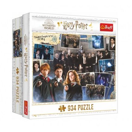 Puzzle Harry Potter Brumbálova armáda 934 dílků 68x48cm v krabici 26x26x10cm 