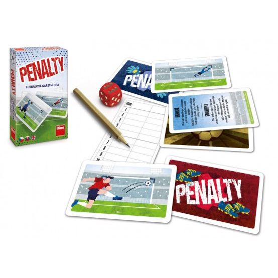 Penalty karetní cestovní hra 