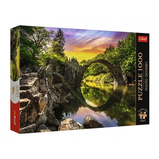 Puzzle Premium Plus - Photo Odyssey: Most v Kromlau,Německo 1000 dílků 