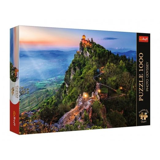 Puzzle Premium Plus - Photo Odyssey: Cesta Tower,San Marino 1000 dílků 