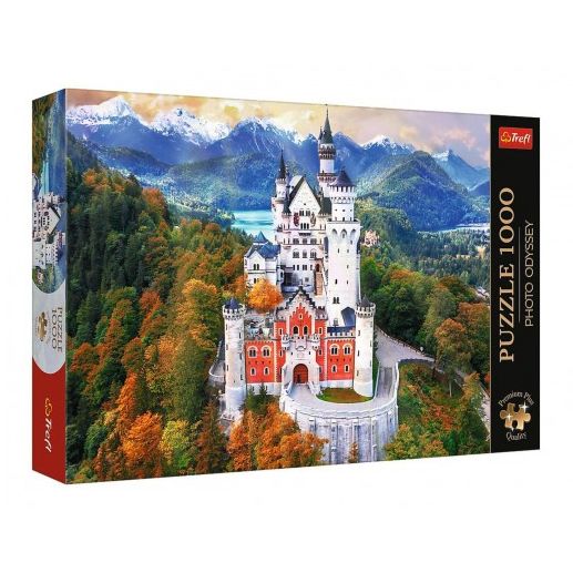 Puzzle Premium Plus - Photo Odyssey:Zámek Neuschwanstein,Německo 1000 dílků 68,3x48cm v krab 40x27cm 