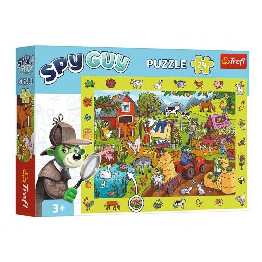 Puzzle Spy Guy - Farma 18,9x13,4cm 24 dílků 