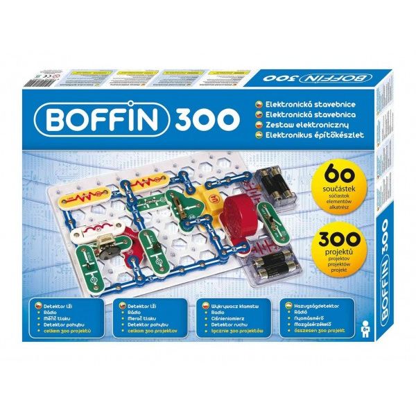 Stavebnice Boffin 300 elektronická 300 projektů 