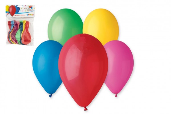 Balonek nafukovací větší 12&quot; 10ks v sáčku karneval 