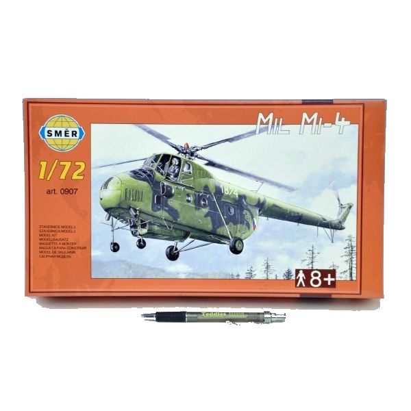 Model Mil Mi-4 23,3x29,2cm v krabici 34x19x5,5cm 