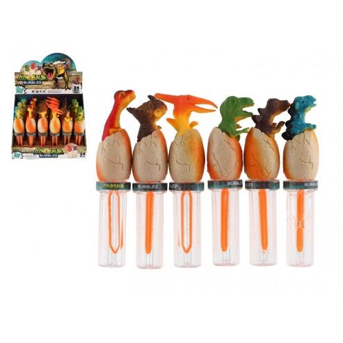 Bublifuk dinosaurus ve vejci 16cm mix druhů 