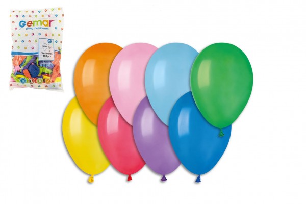 Balonky nafukovací 8" pastelové 100 ks 