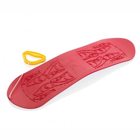 Snowboard plast 70 cm červený