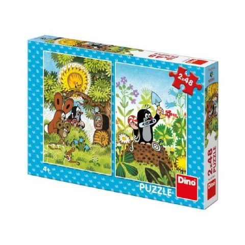 Puzzle Krtek 2x48 dílků 