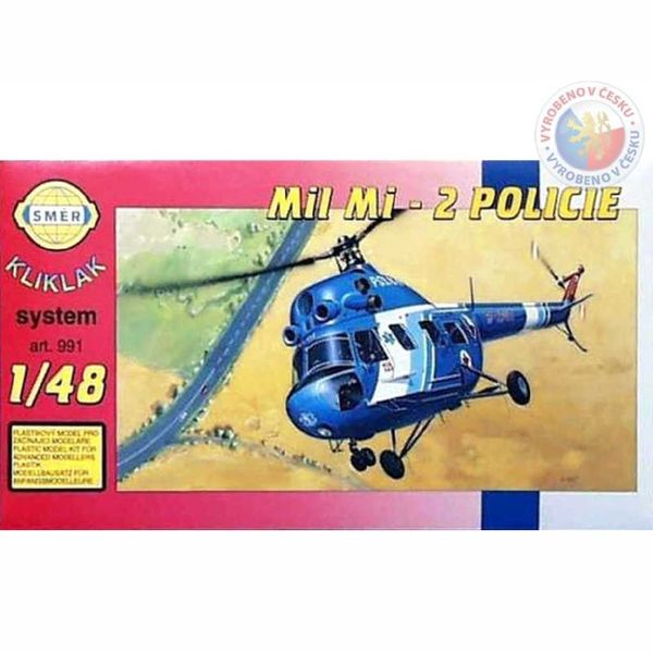 Model Kliklak Vrtulník Mil Mi 2 - Policie 