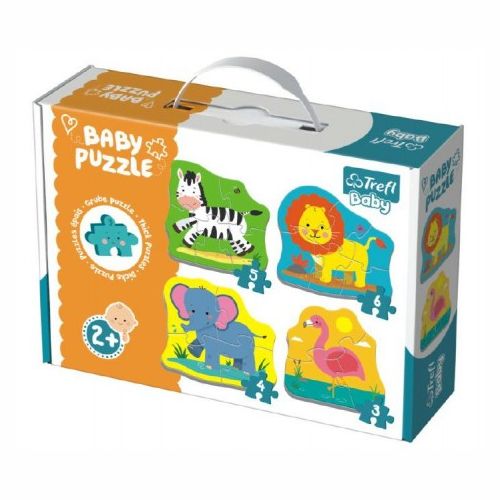 Puzzle baby Safari 4 ks