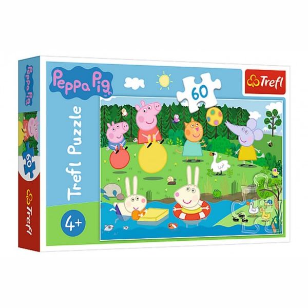 Puzzle Prasátko Peppa Prázdninová zábava