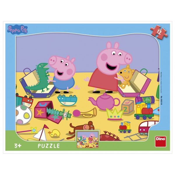  Puzzle deskové Peppa Pig si hraje Prasátko Peppa