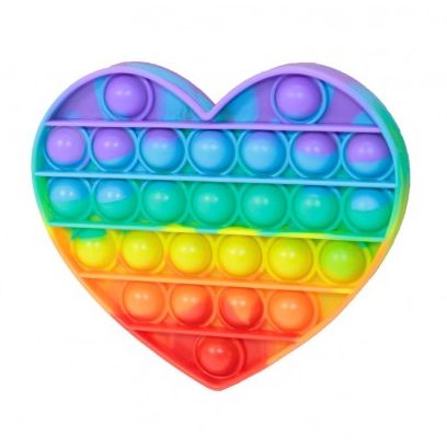 Bubble pops - Praskající bubliny hra srdce duha