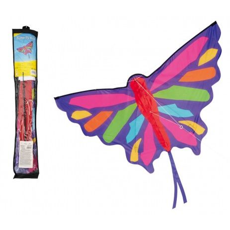 Drak létající nylon motýl 130x74 cm