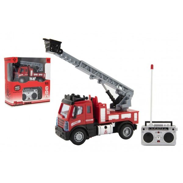 RC Auto nákladní hasiči 12cm 27MHz