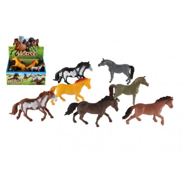 Kůň 13-15cm mix barev
