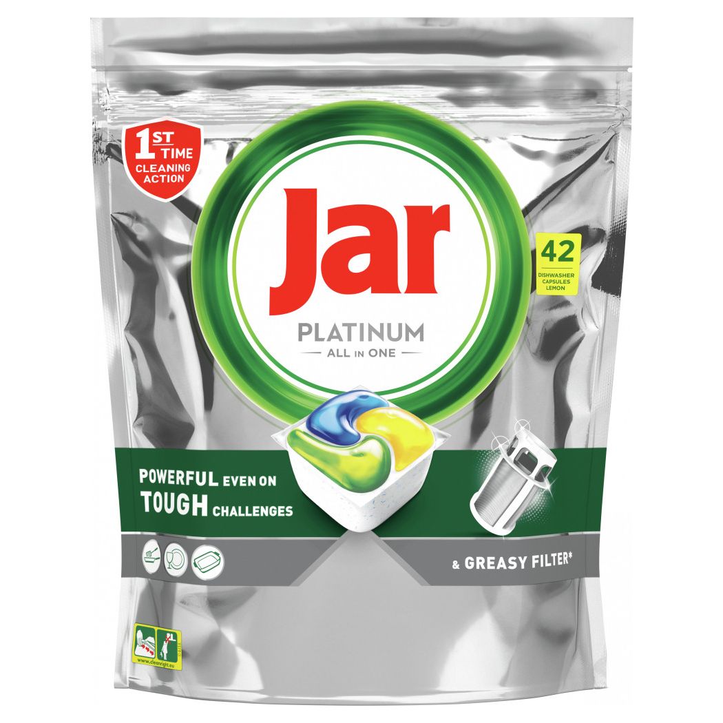 Jar Platinum All in One Lemon tablety do myčky 42ks