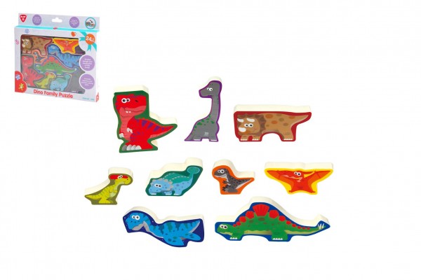 Puzzle Vkládačka deskové dinosauři