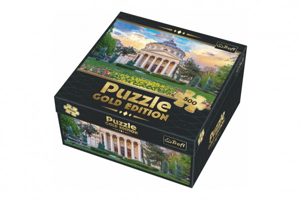Puzzle Rumunské Atheneum, Bukurešť, Rumunsko - Zlaté vydání