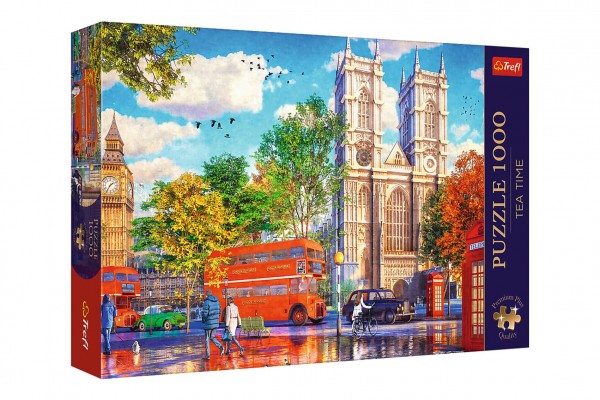 Puzzle Premium Plus - Čajový čas: Pohled na Londýn