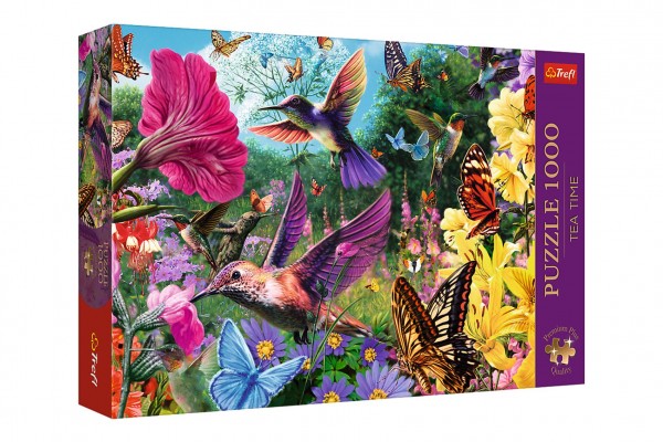 Puzzle Premium Plus - Čajový čas: Zahrada kolibříků