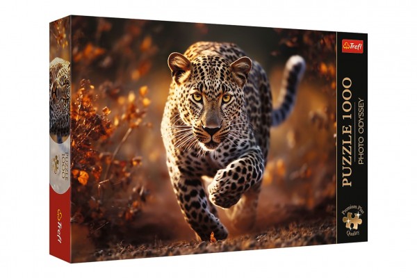 Puzzle Premium Plus - Photo Odyssey: Divoký leopard