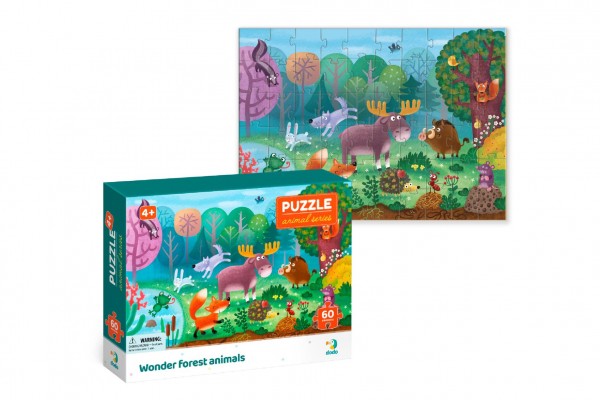 Puzzle Lesní zvířátka