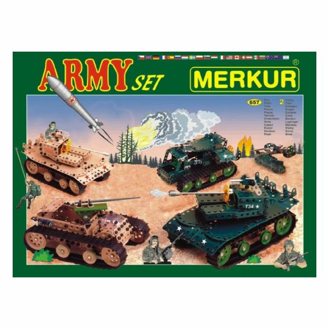 Stavebnice MERKUR Army Set 