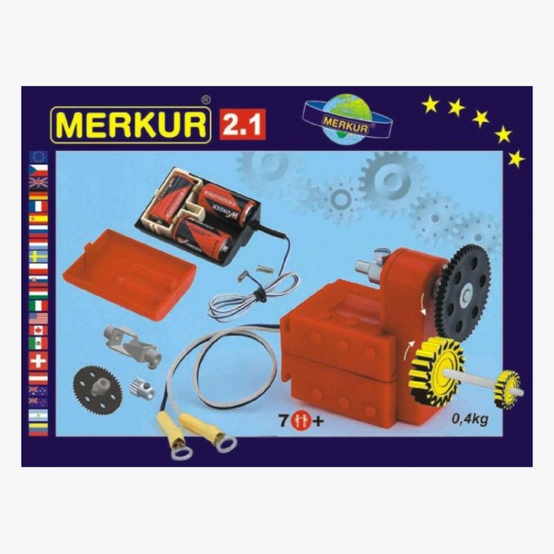 Stavebnice MERKUR 2.1 Elektromotorek