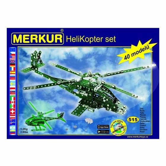 Stavebnice MERKUR Helikopter Set 
