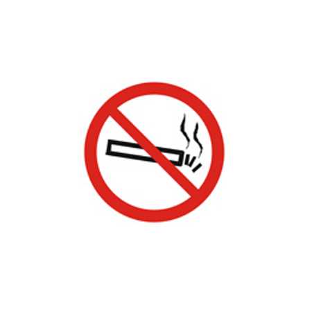 Etikety samolepící - piktogramy- zákaz kouření
